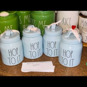 Nwt Rae Dunn hop to it blue baby bundle